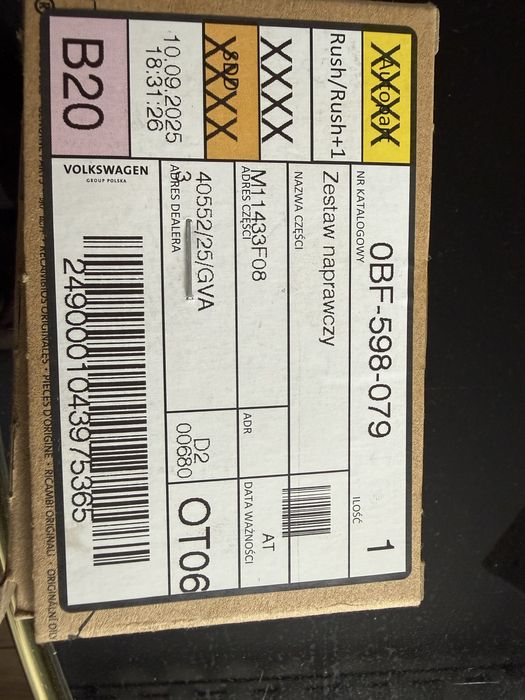 Zawór tylnego mostu 0BF-598-079