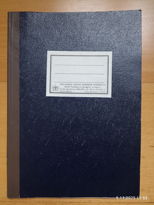 Książka kancelaryjna PRL