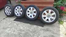 Audi A8 d3 Oryginalne  Felgi Aluminiowe 17 cali 5x112 + 2 opony Lato Koła