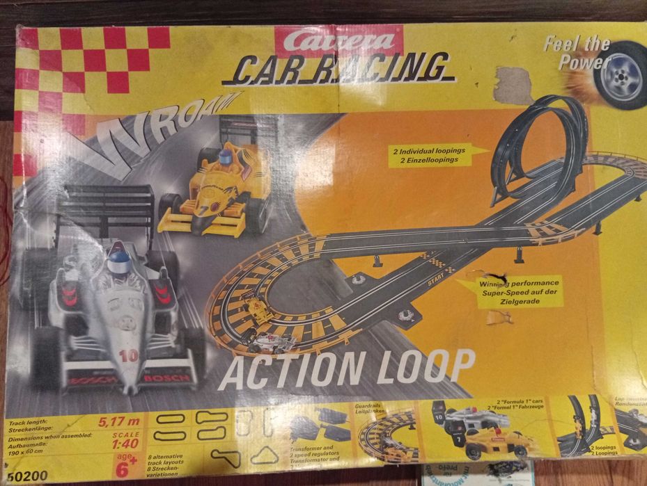 Stary tor samochodowy CARRERA CAR RACING mdel 50200 z lat 80-90 tych