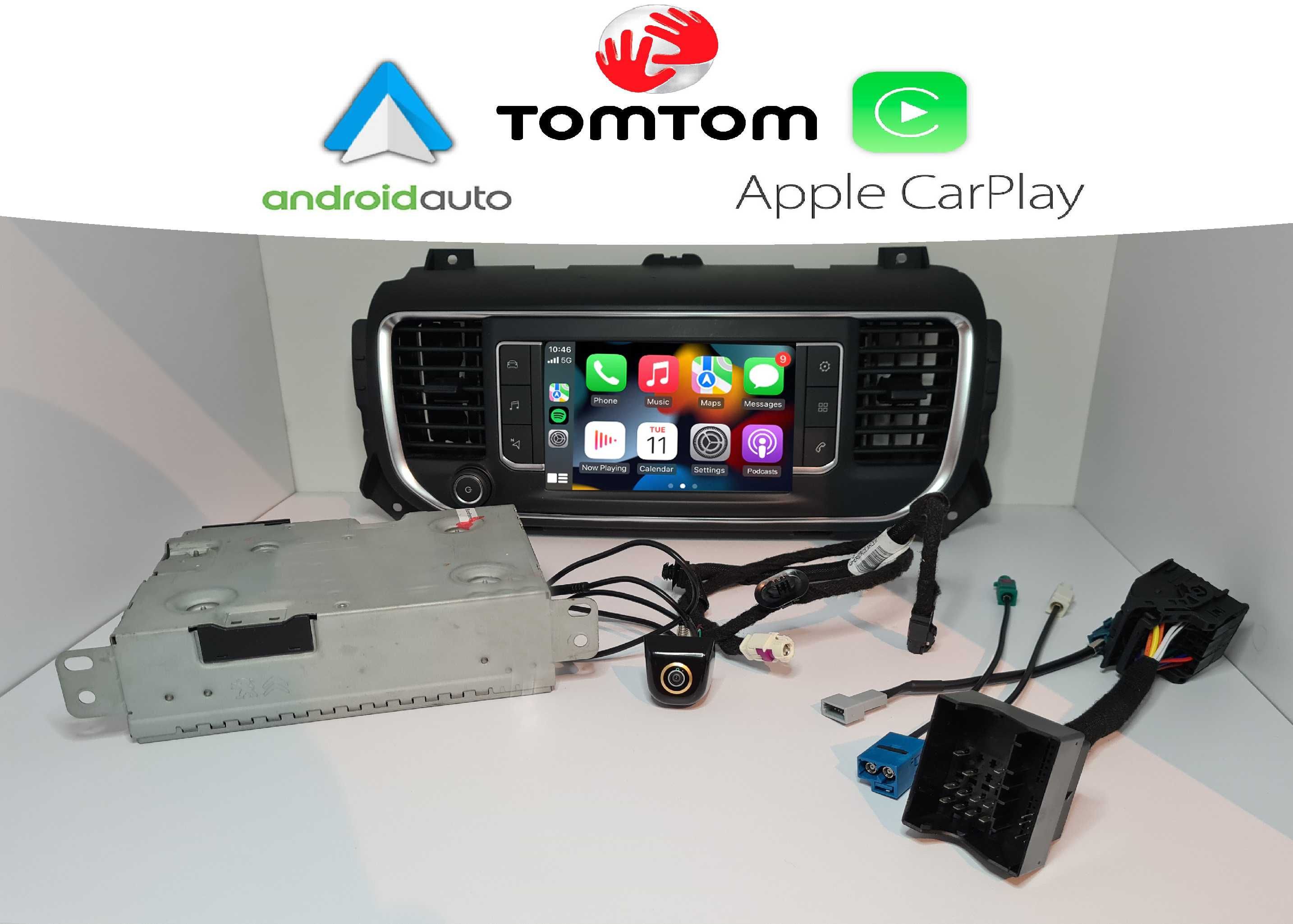 KOMPLET Radio NAC Jumpy, Expert, Proace - Android Auto / Carplay