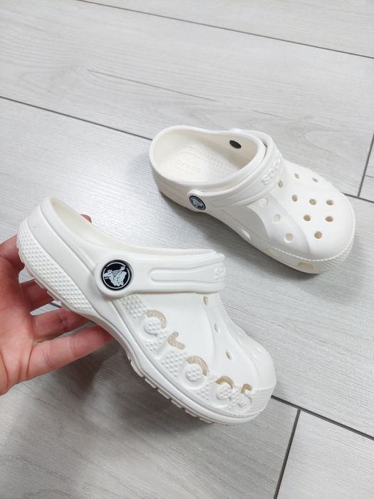 Тапочки сабо сланці CROCS р.С11 р.28,колір молочний