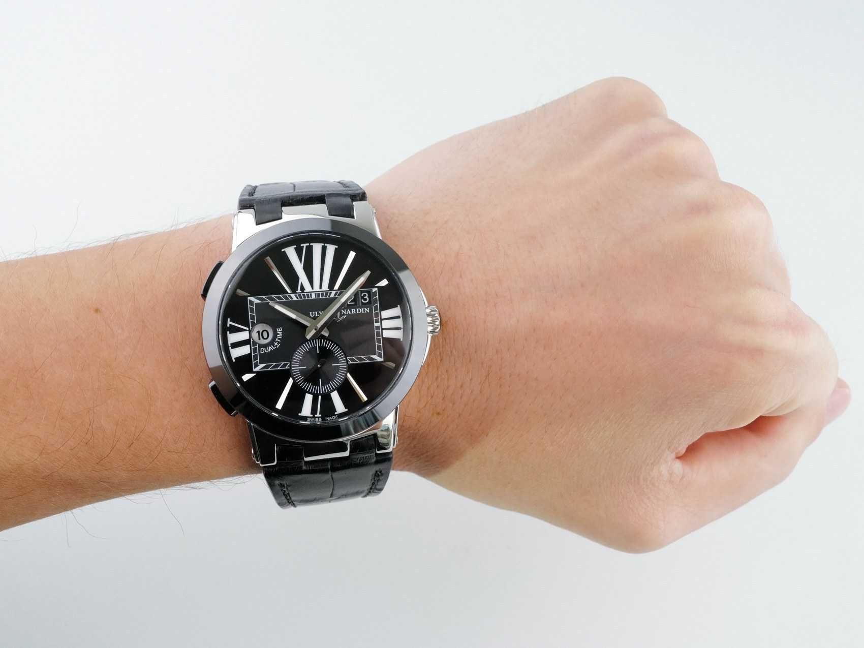 Ulysse Nardin Executive Dual Time Black