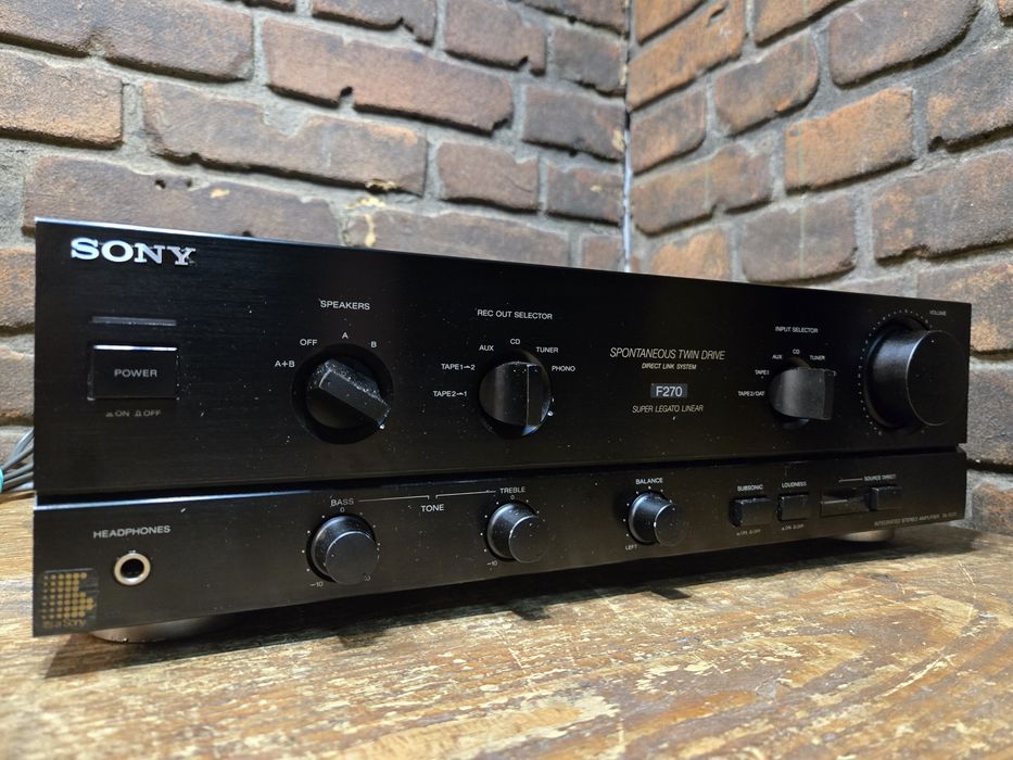 Sony TA F 270, wzmacniacz.