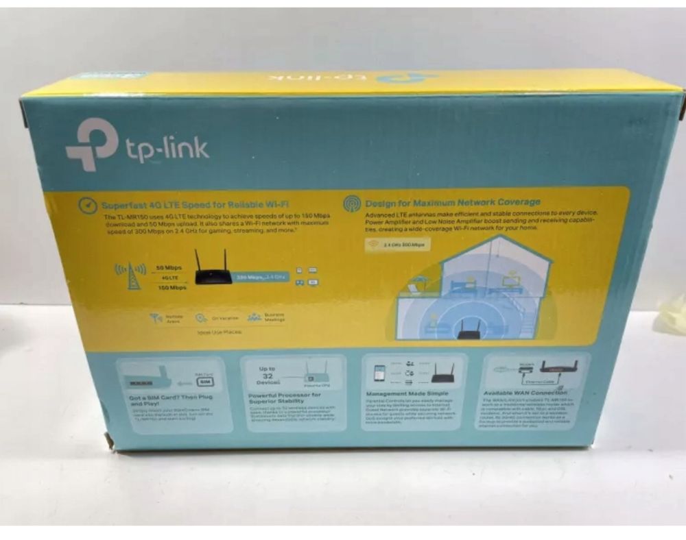 Router TP-LINK TL-MR-150 4G LTE