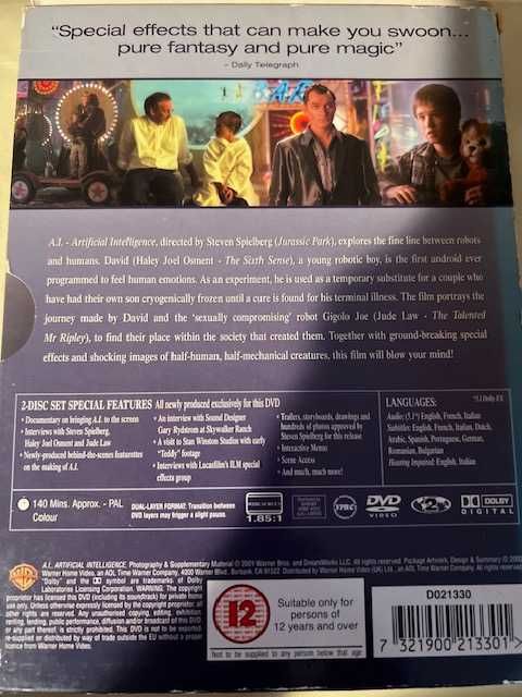 A.I. Inteligência Artificial de Steven Spielberg