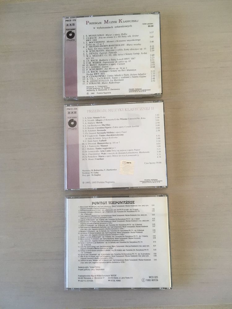 Przeboje muzyki klasycznej i niepoważnie - 3 CD