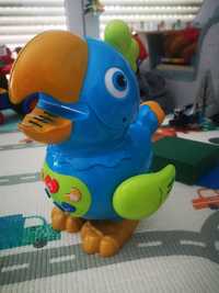 Zabawka dziecięca interaktywna papuga, język polski
