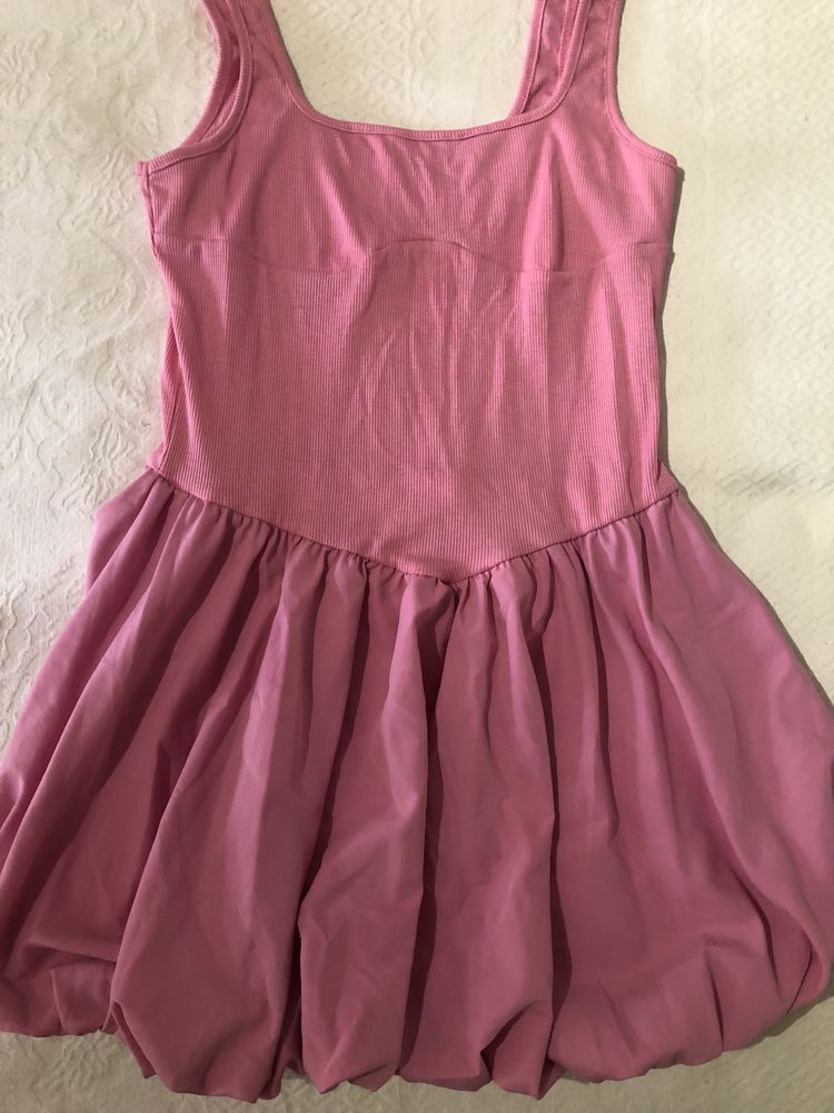 Vestido rosa balone