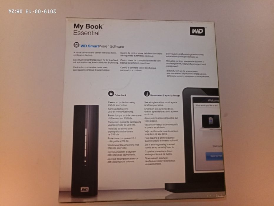 Продам внешний жесткий диск Western Digital My Book Essential 1TB