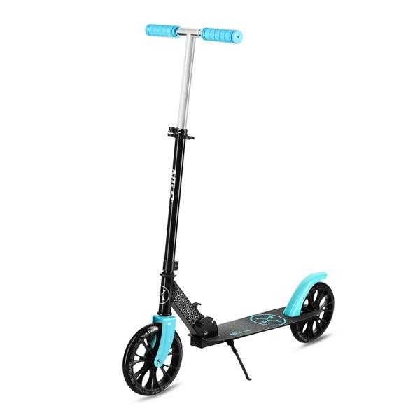 Duża Hulajnoga miejska HM1302 Nils Extreme czarna koła PU 200mm