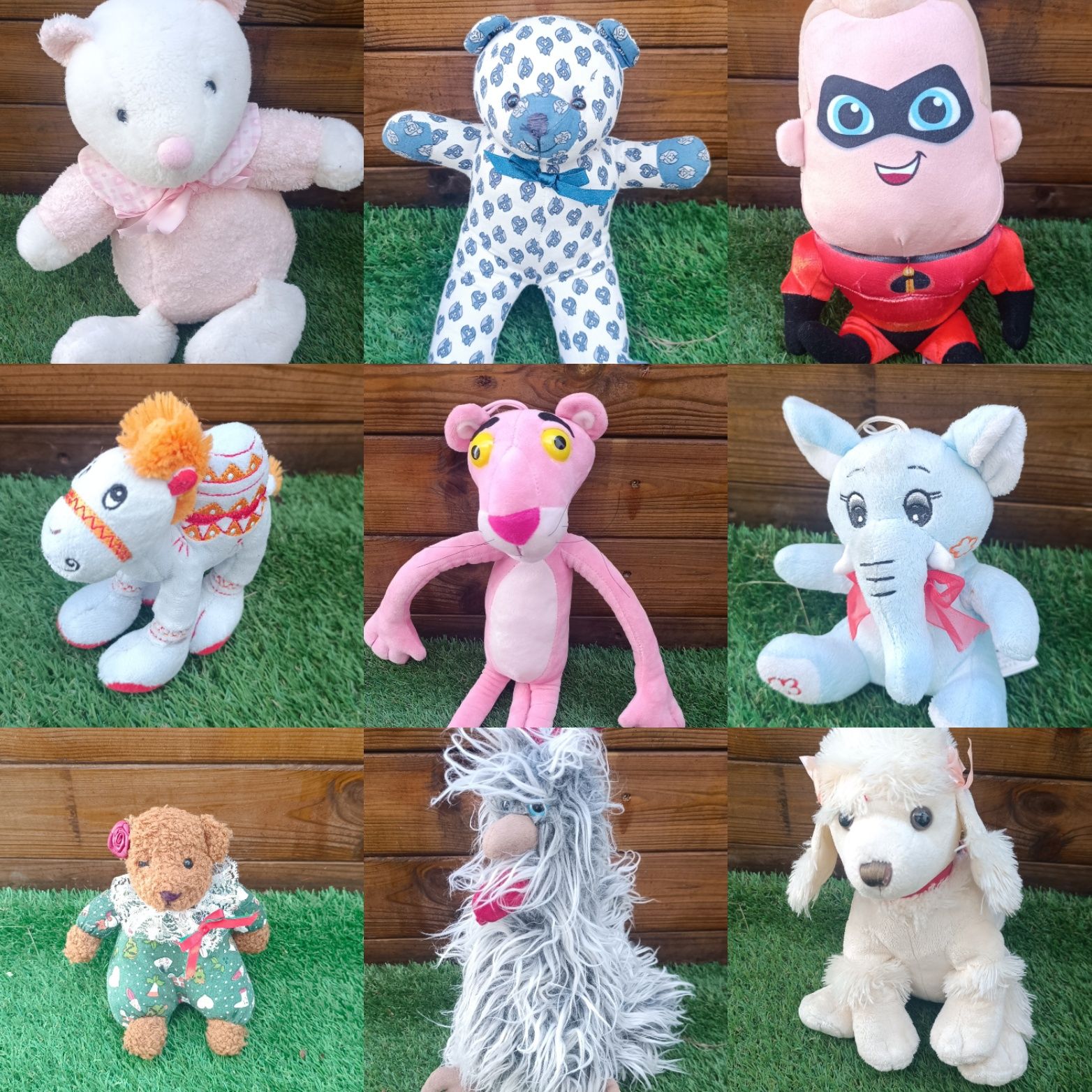 Peluches de varias marcas