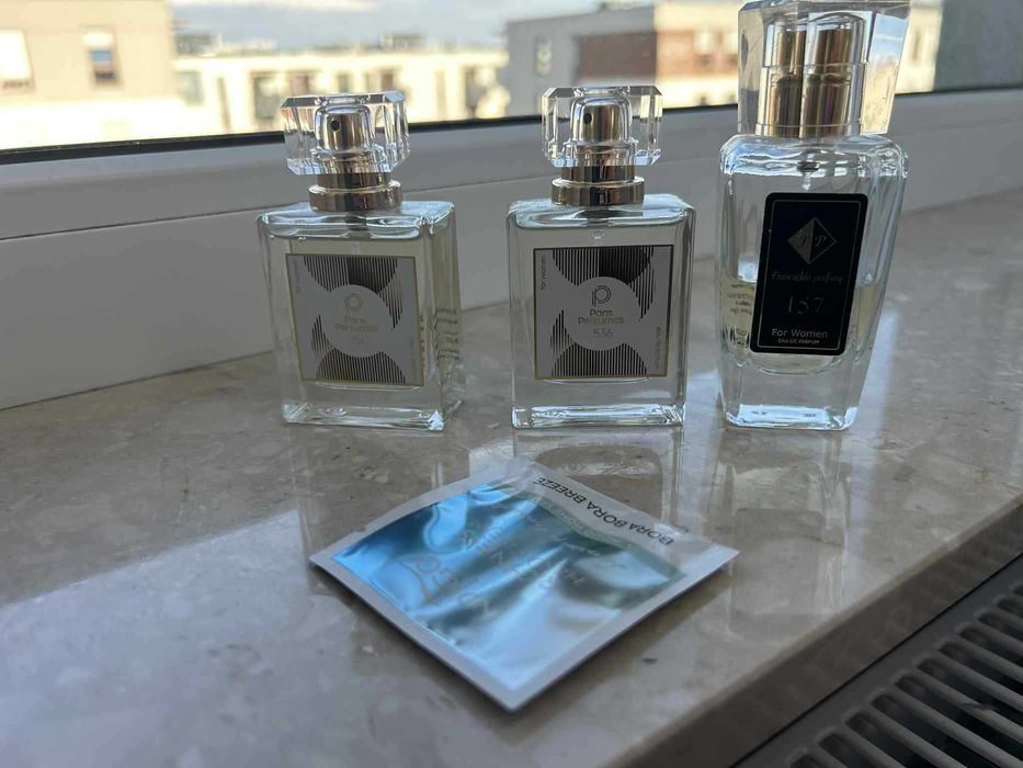 Zestaw perfum Good Girl, black opium 3x30 ml + próbka kremu INDIGO