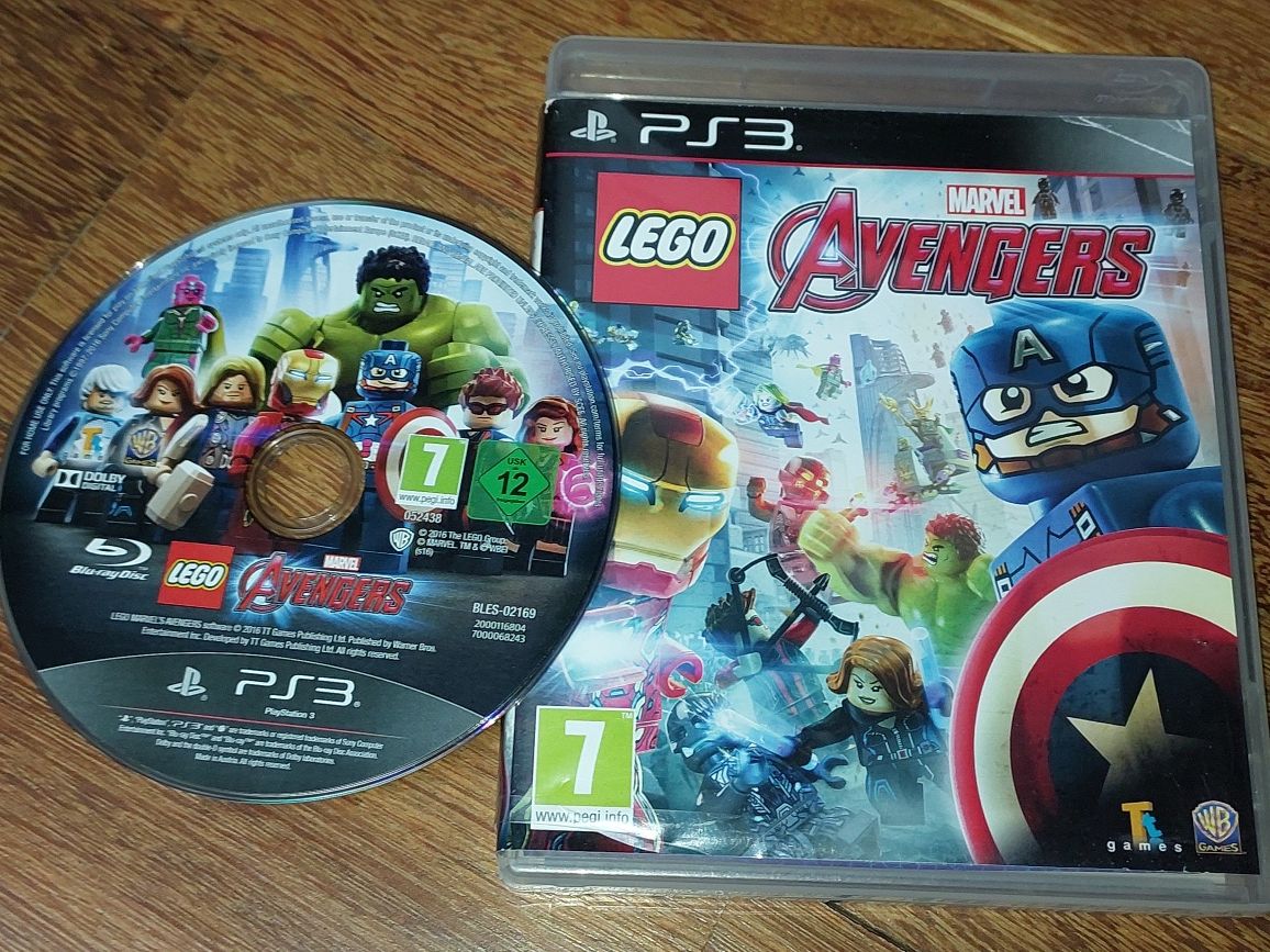 PlayStation Sony konsola PS3 Gra dla DZIECI LEGO MARVEL AVENGERS PEGI7