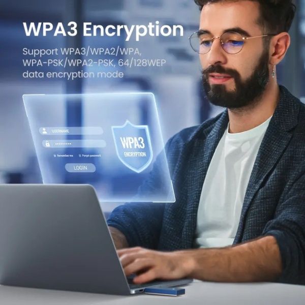 Wi-Fi адаптер Ugreen CM499 AX1800 USB Adapter