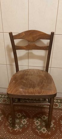 krzesła drewniane retro prl tanio