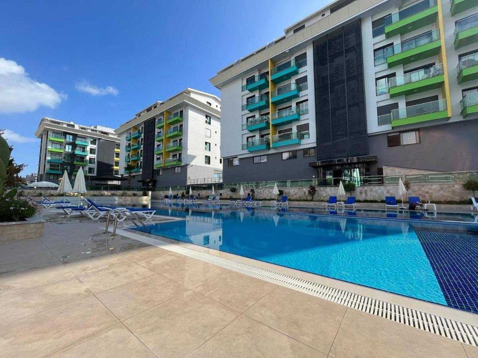 Квартира 55м2 Свой пляж и пирс! В жилом комплексе класса люкс Турция