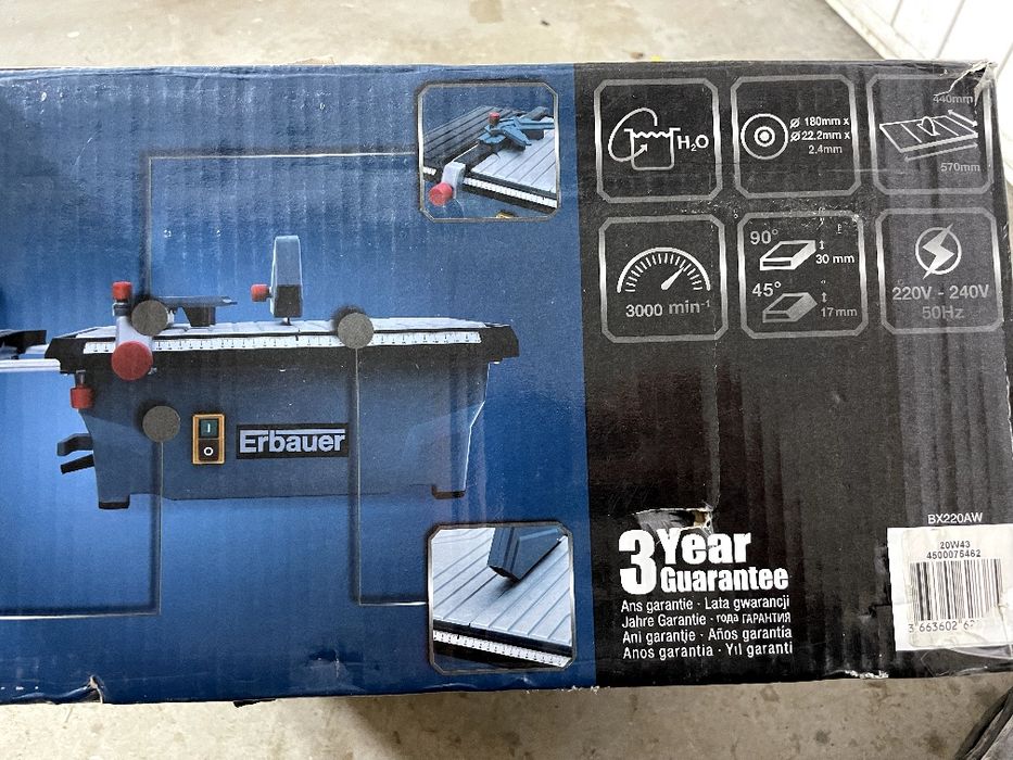 Do cięcia płytek Erbauer