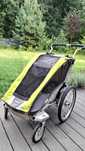 Przyczepka rowerowa Thule Chariot jednoosobowa zielona