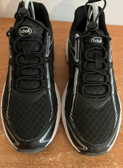 Scholl Sprinter Easy – wygodne buty uniseks (czarne) 37