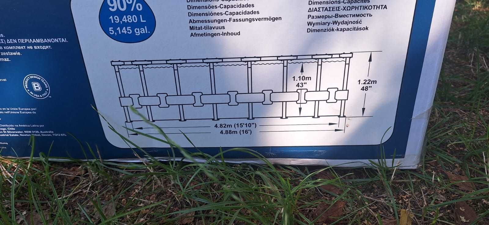 Basen Bestway 488/122- części sprzedam