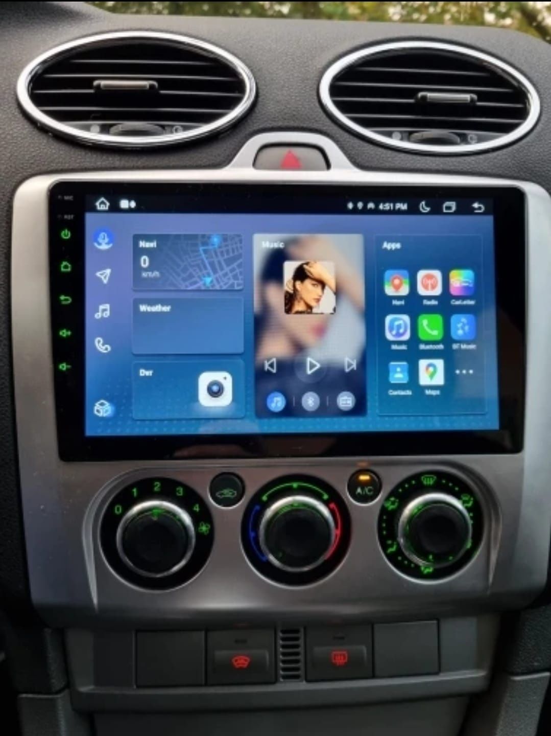 Radio Android Ford Focus 2,3 Mk2 Mk3 Gps Ecrã 9" + OBD2 Novos
