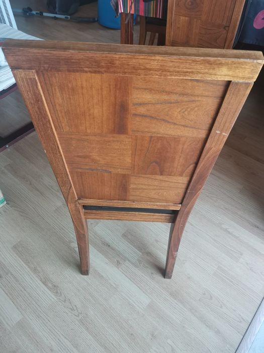 Mesa de jantar em cerejeira (extensível) + 4 cadeiras oferta