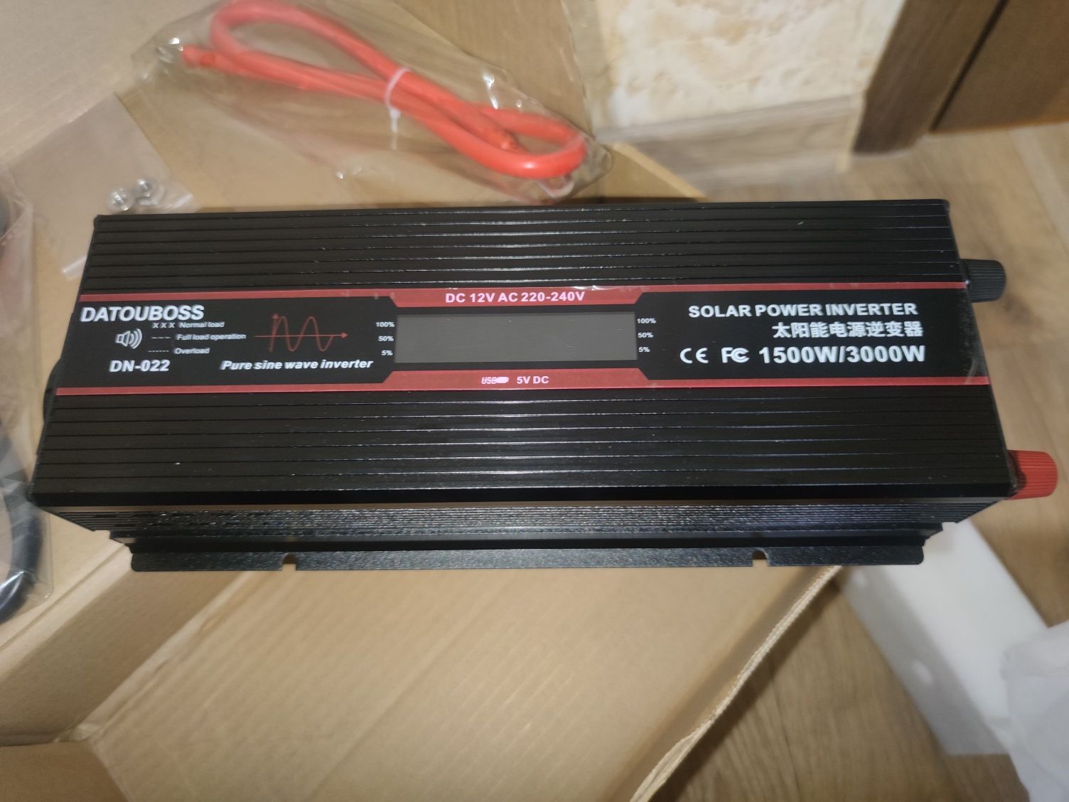 Инвертор DATOUBOSS DN-022 1500W/3000W чистая синуса ГАРАНТИЯ