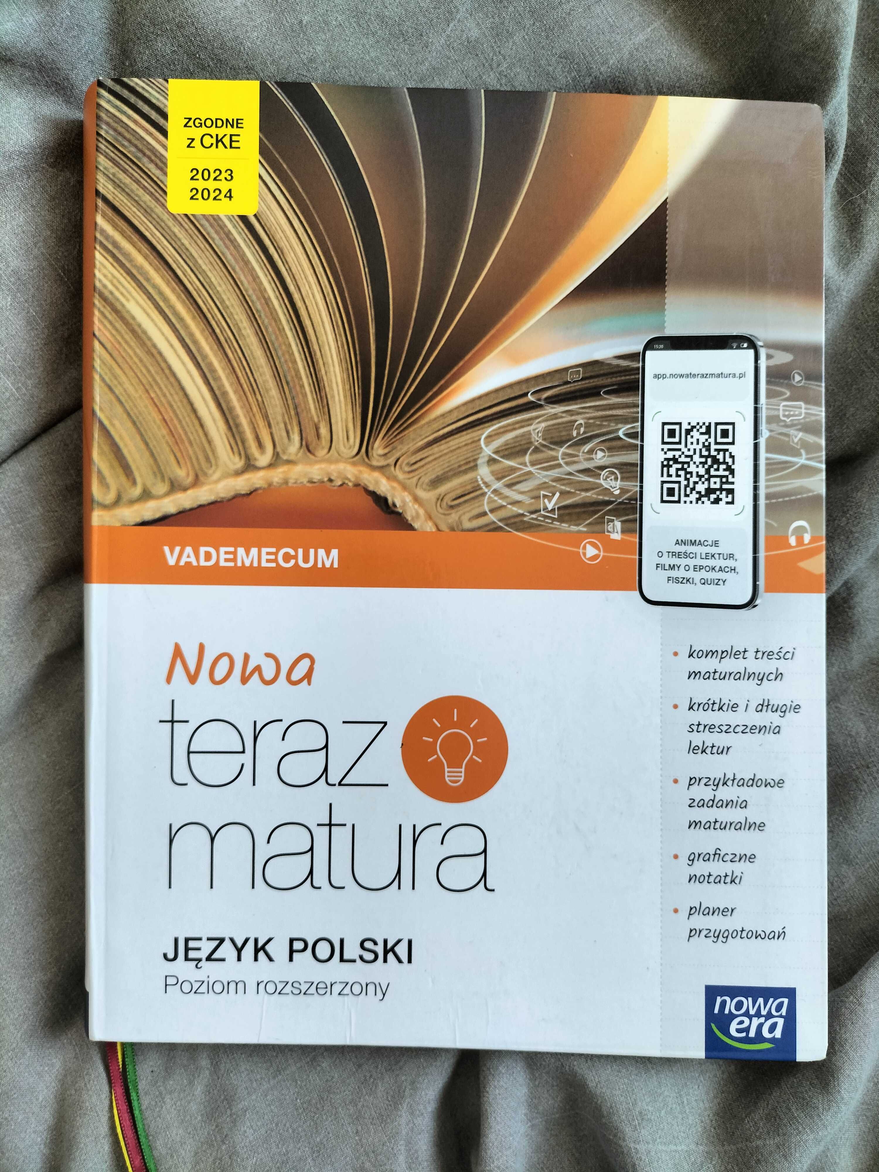 Zbiór zadań + Vademecum nowa teraz matura język polski