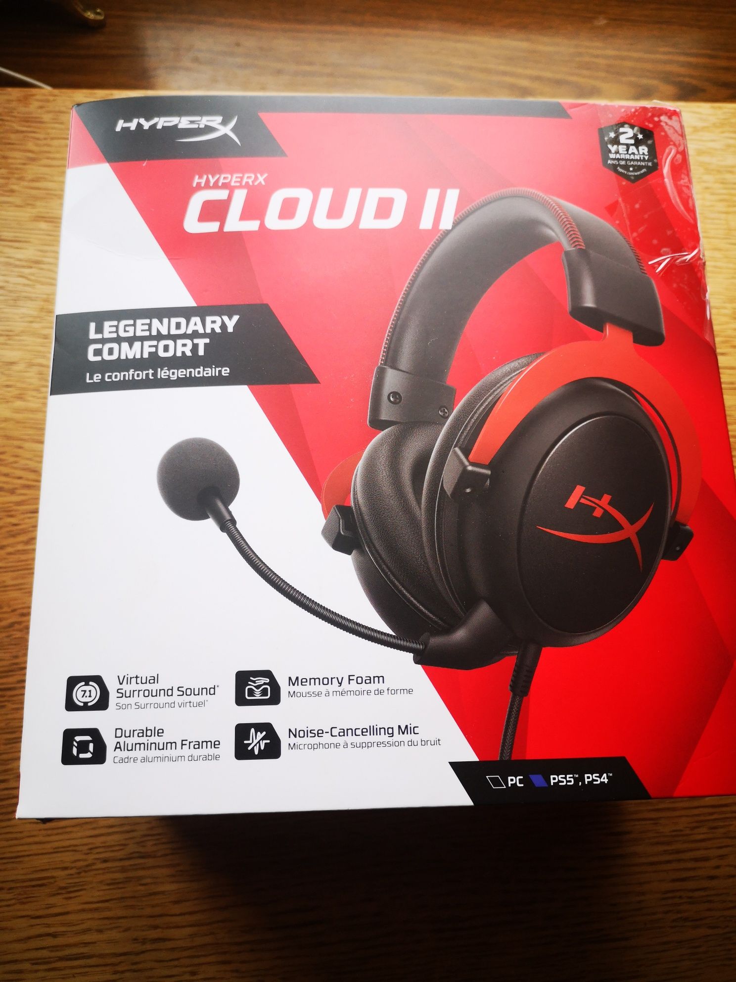 HyperX Cloud II słuchawki gamingowe