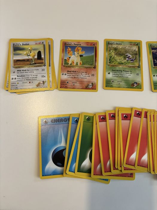 Cartas pokemon Gym Heroes/ Challenge