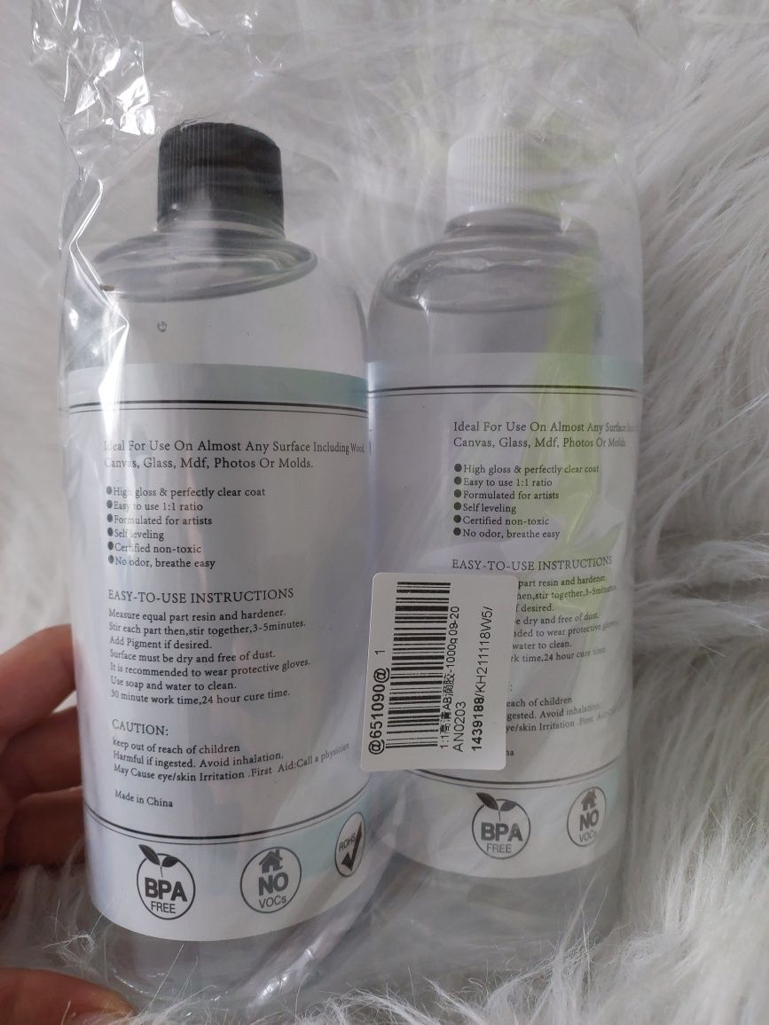 Żywica Epoksydowa Crystal A i B po 500 ml w butelce