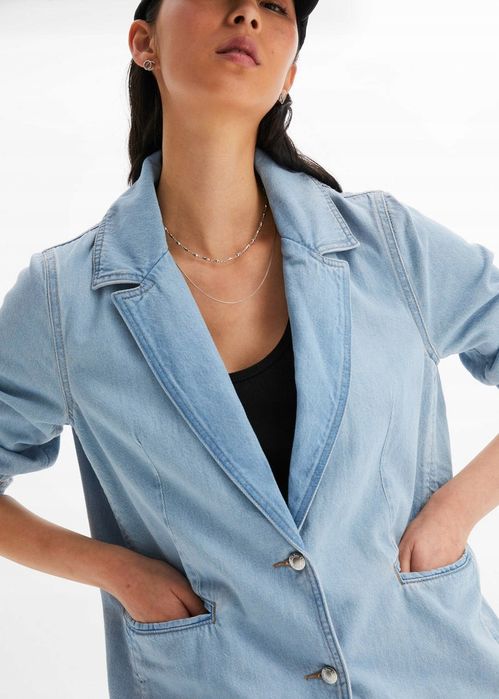 B.P.C marynarka oversize jeansowa jasnoniebieska 42.