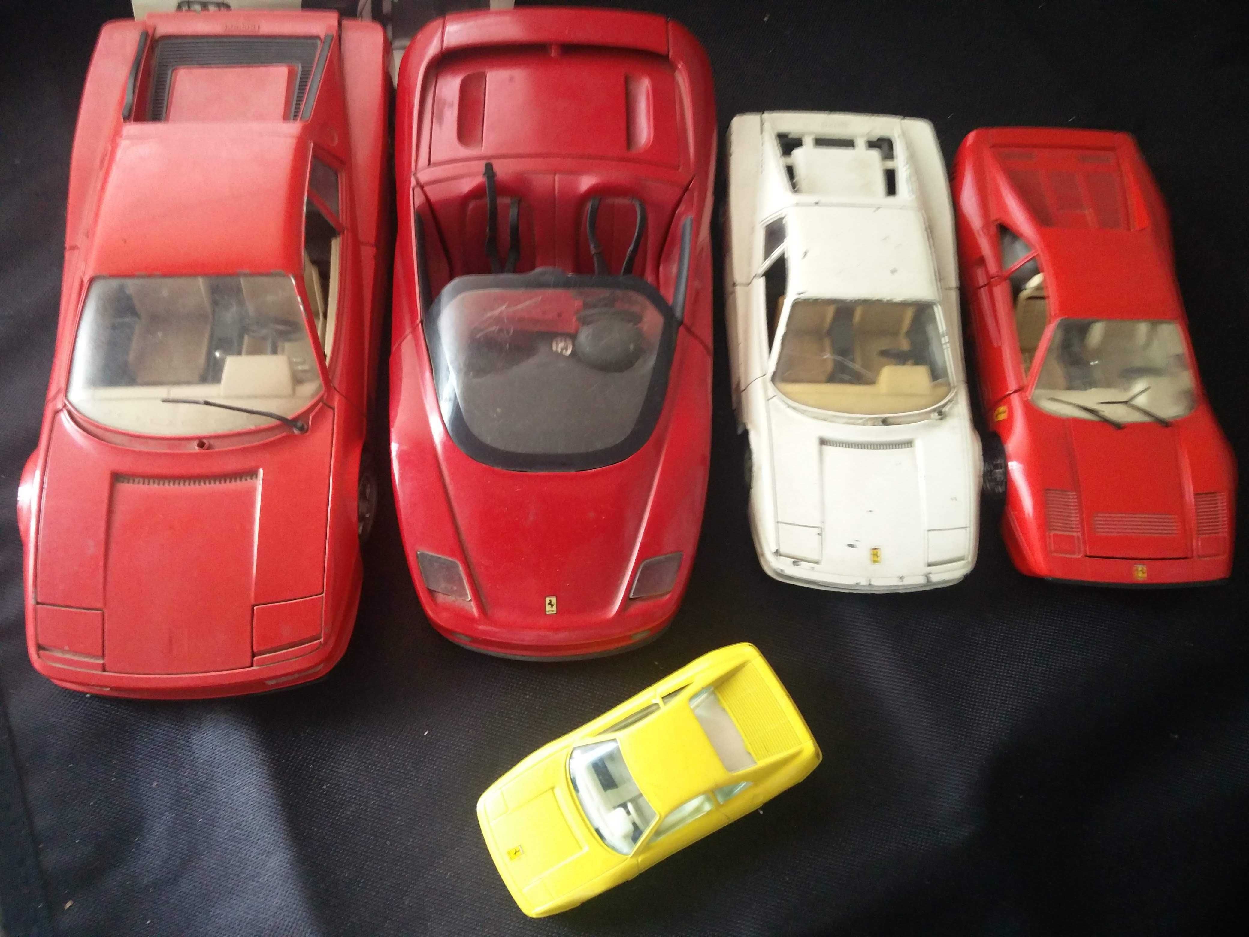 Conjunto 5 Super Carros e Livro da Ferrari