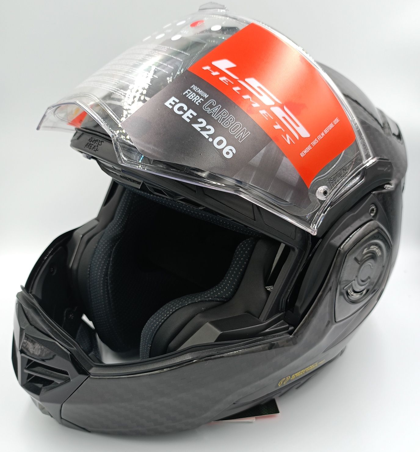Kask motocyklowy modułowy LS2 Advant X Carbon FF901