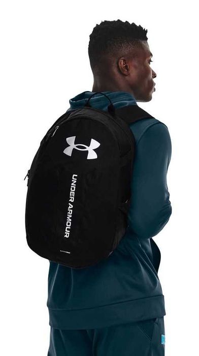 Under Armour plecak czarny szkolny sportowy z kieszenią na laptopa HIT
