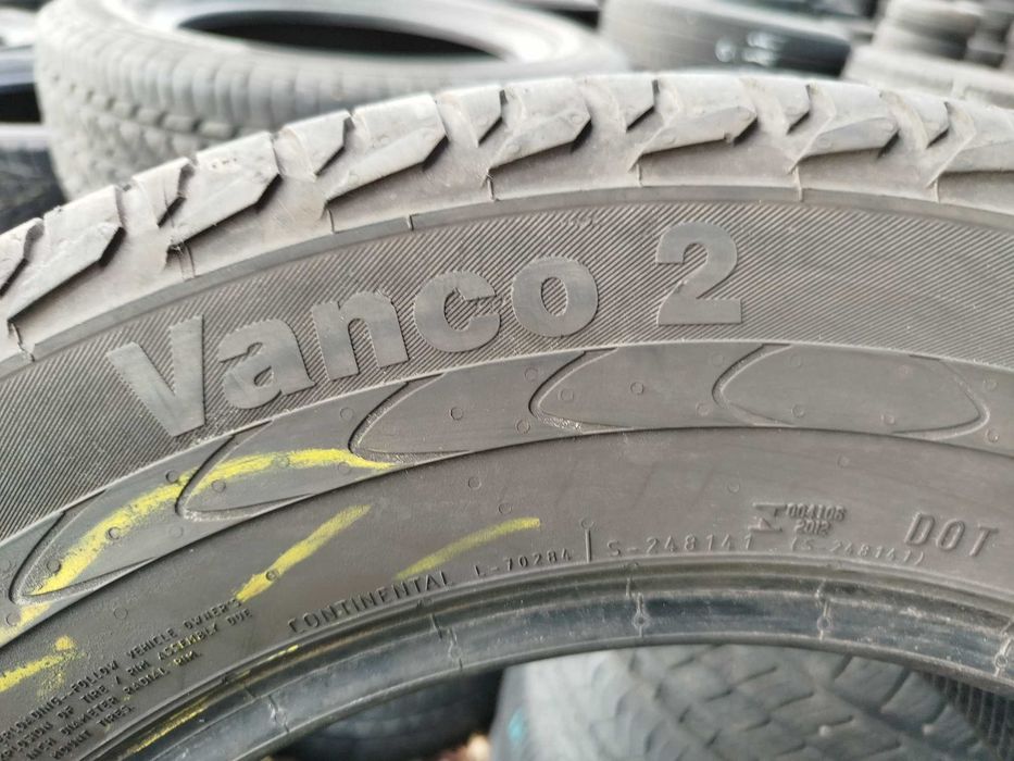 Opona używana 215/65R16C Continental Vanco 2 1szt.
