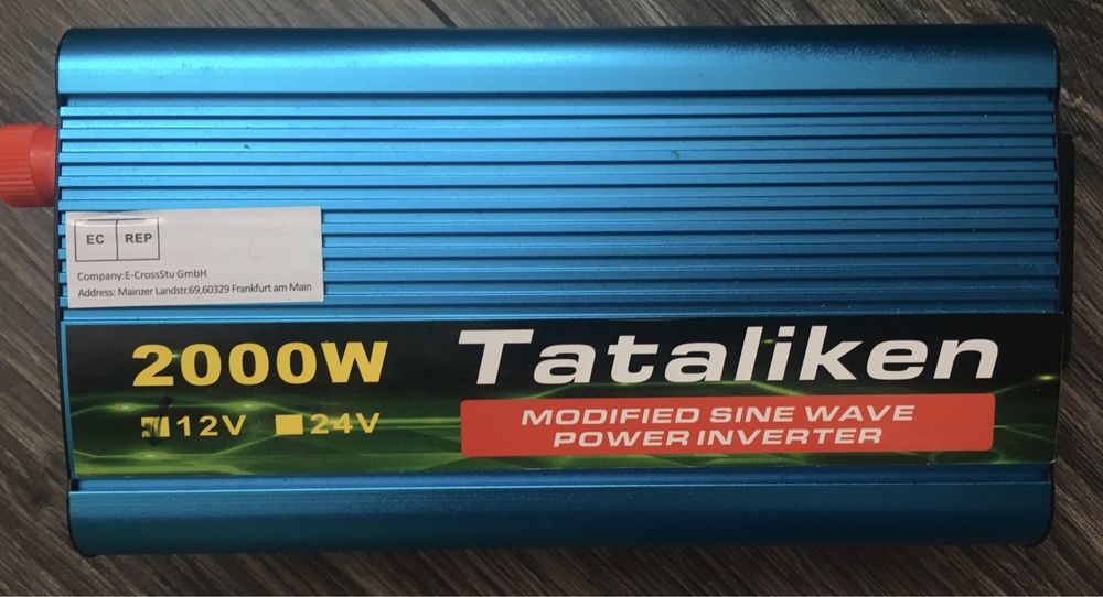 Tataliken Power Inverter 12V to 220V 2000 Вт