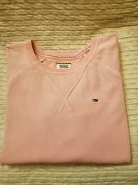 Tommy Hilfiger bluza bluzka damska rozmiar M kolor różowy bawełna