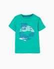 T-shirt Zippy "Scuba Diving Club" 4/5A - c/ etiqueta