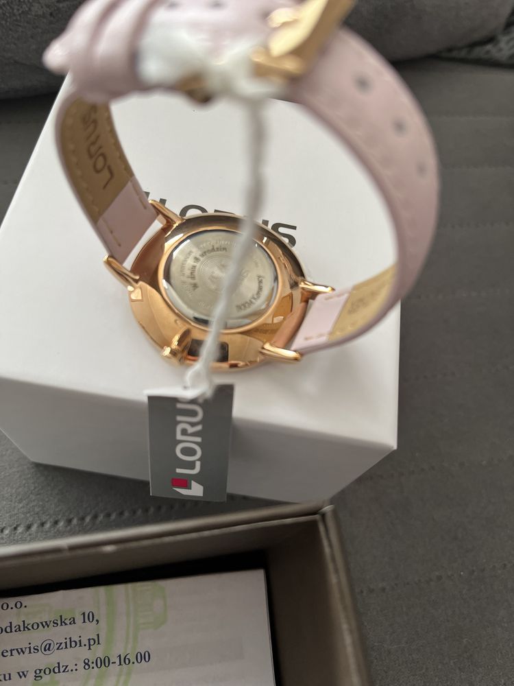 Nowy zegarek damski Lorus różowy
