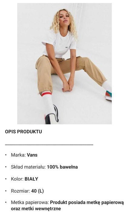T-shirt firmy vans L