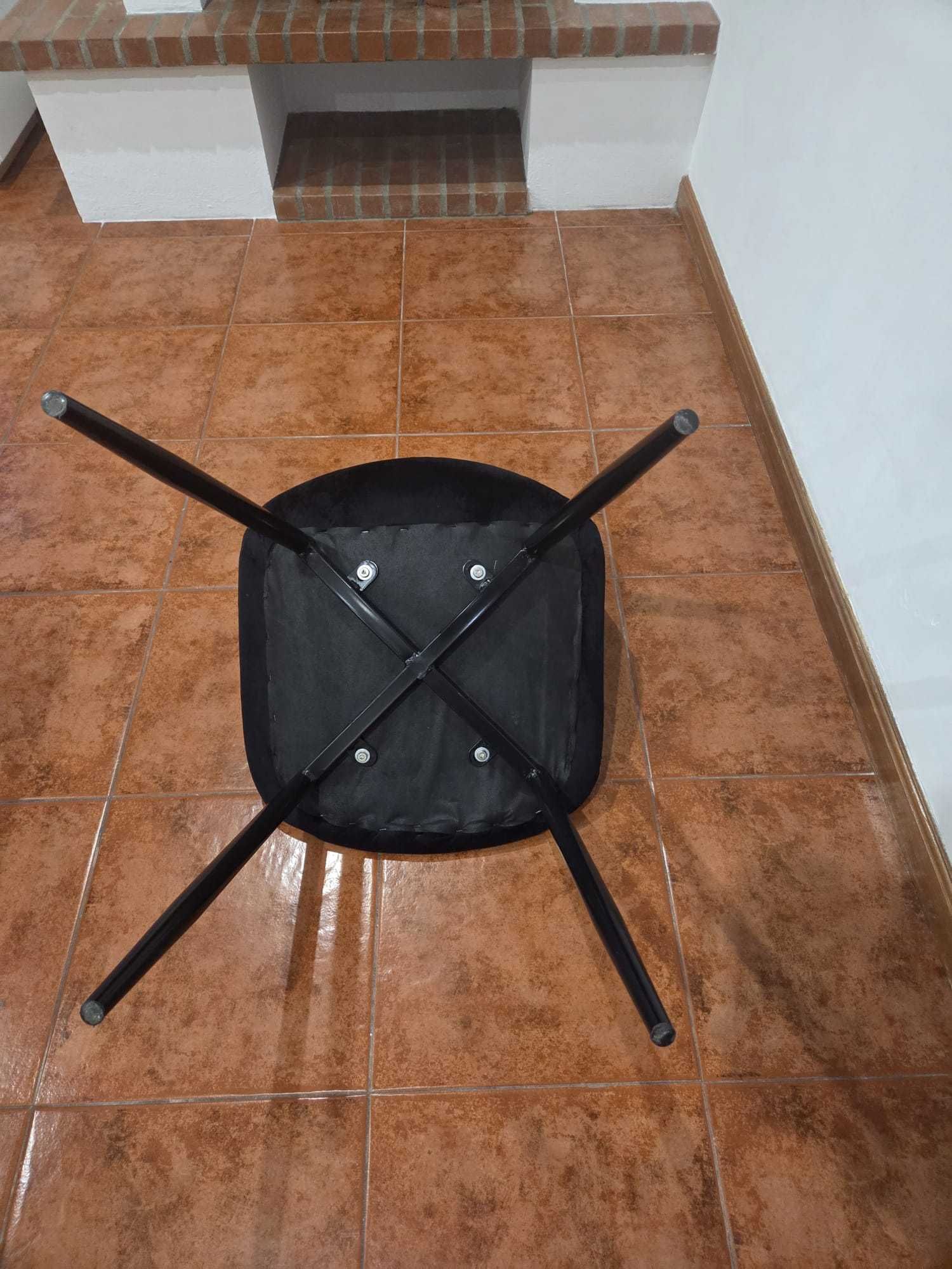 Cadeiras de veludo