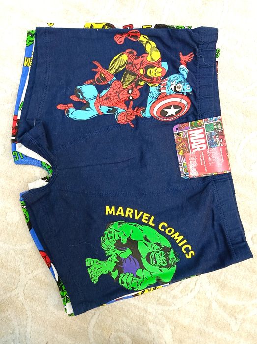 Bokserki majtki (7szt.) KAPPAHL, MARVEL, SUPER MARIO r.134/140 (NOWE)