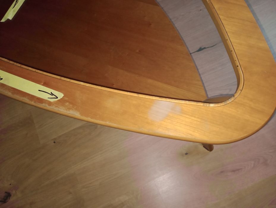 Stolik kawowy   z szybą