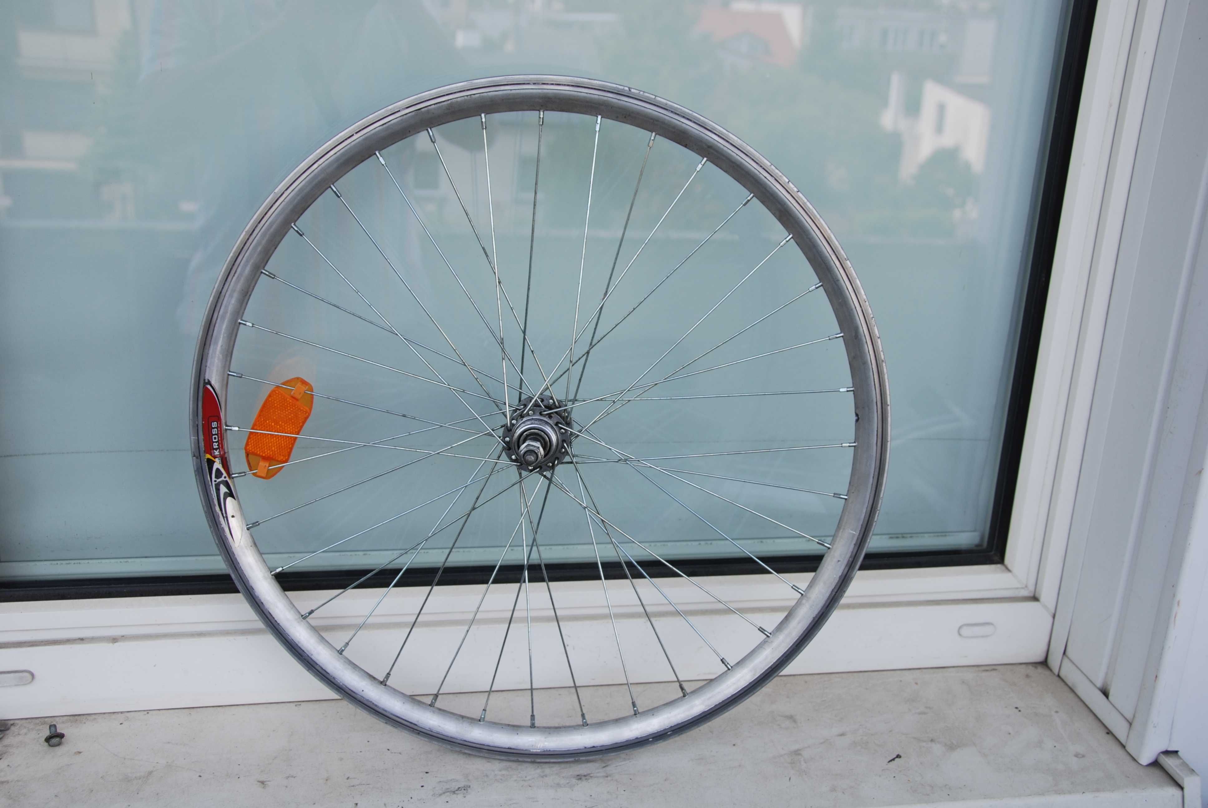 Koło rowerowe tylne 26" obręcz stożkowa