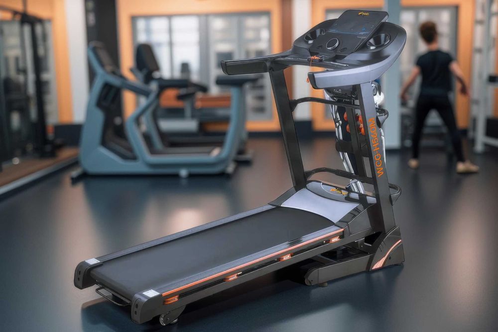 Бігова доріжка електрична H560М + Гантелі + Масажер Безкоштовна достав