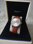 Zegarek Seiko Presage Cocktail Time SRPB43J1 silver light blue vintage