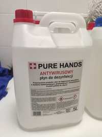 Płyn do dezynfekcji antywirusowy 5L - pure hands, trisept mix