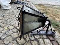 Lampa żeliwna czarny